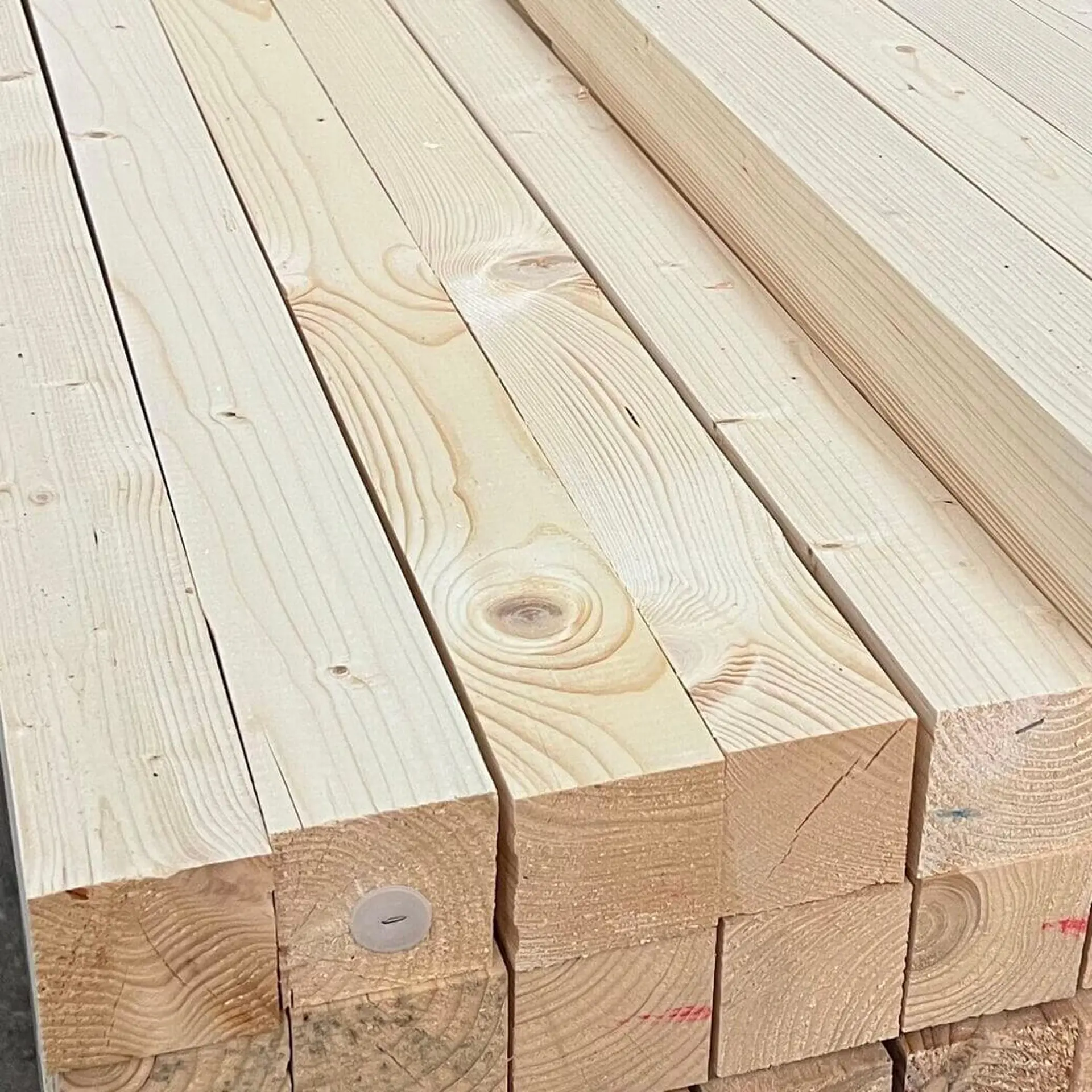 Spruce joists planed - 70x70x3000