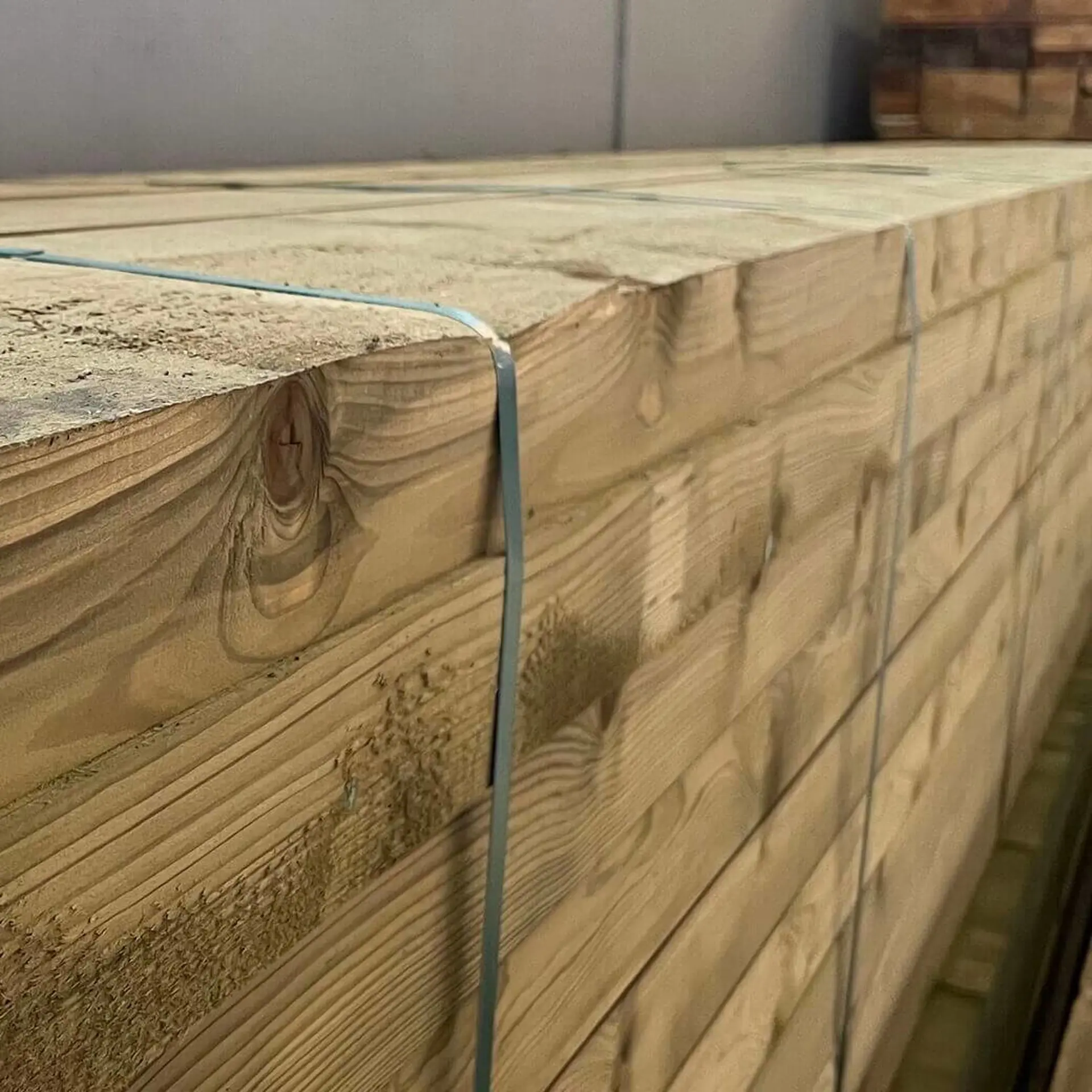 Solid pine beams, planed - 80x240x6000