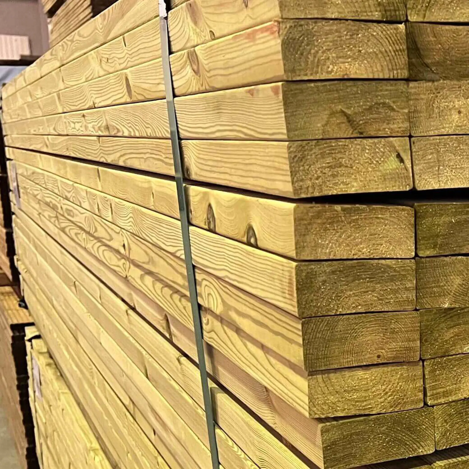 Pine boards planed - 37x87x3600