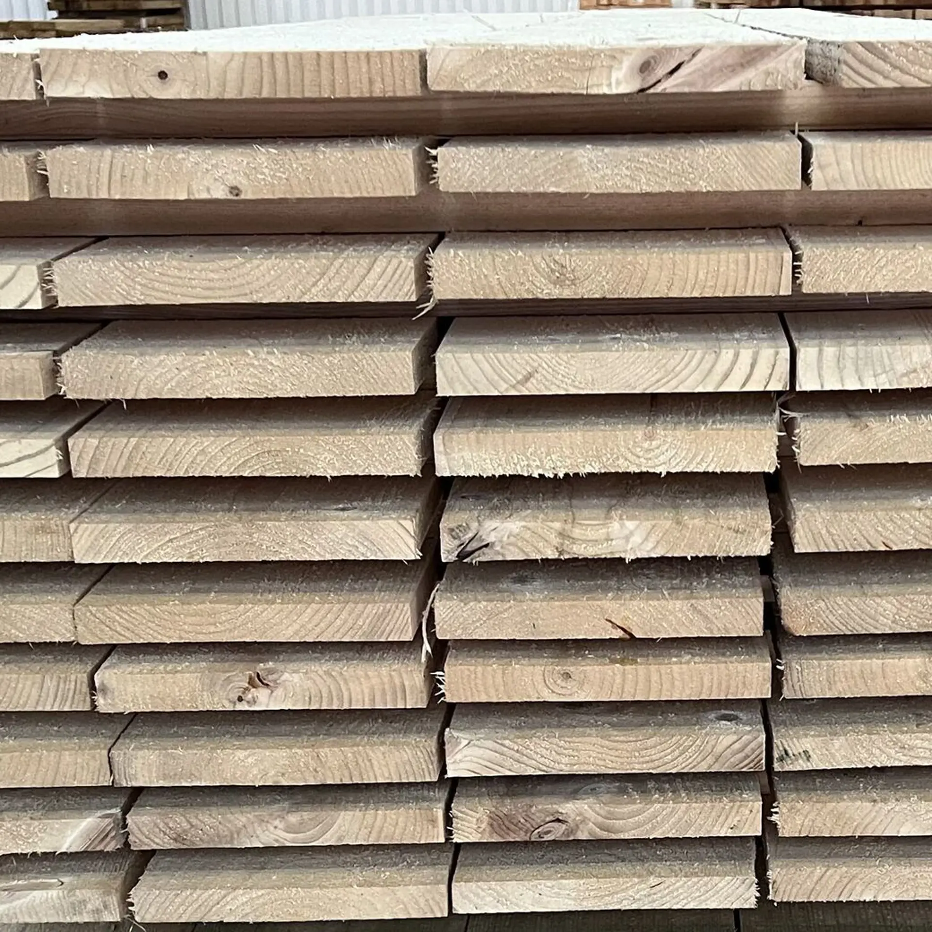 Pine boards rough  - 23x200x3000