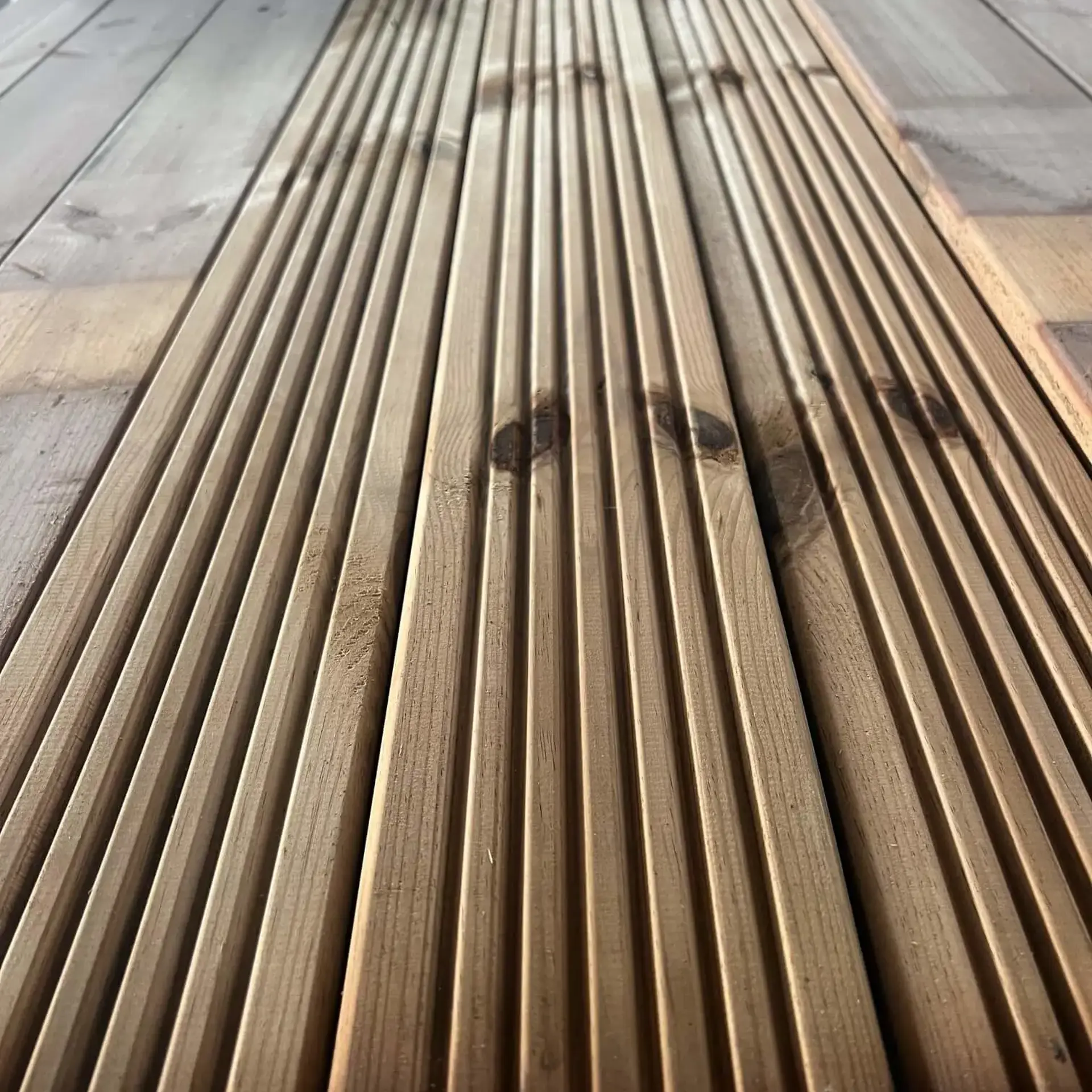 Brown Pine Decks Treated - 28x120x3600