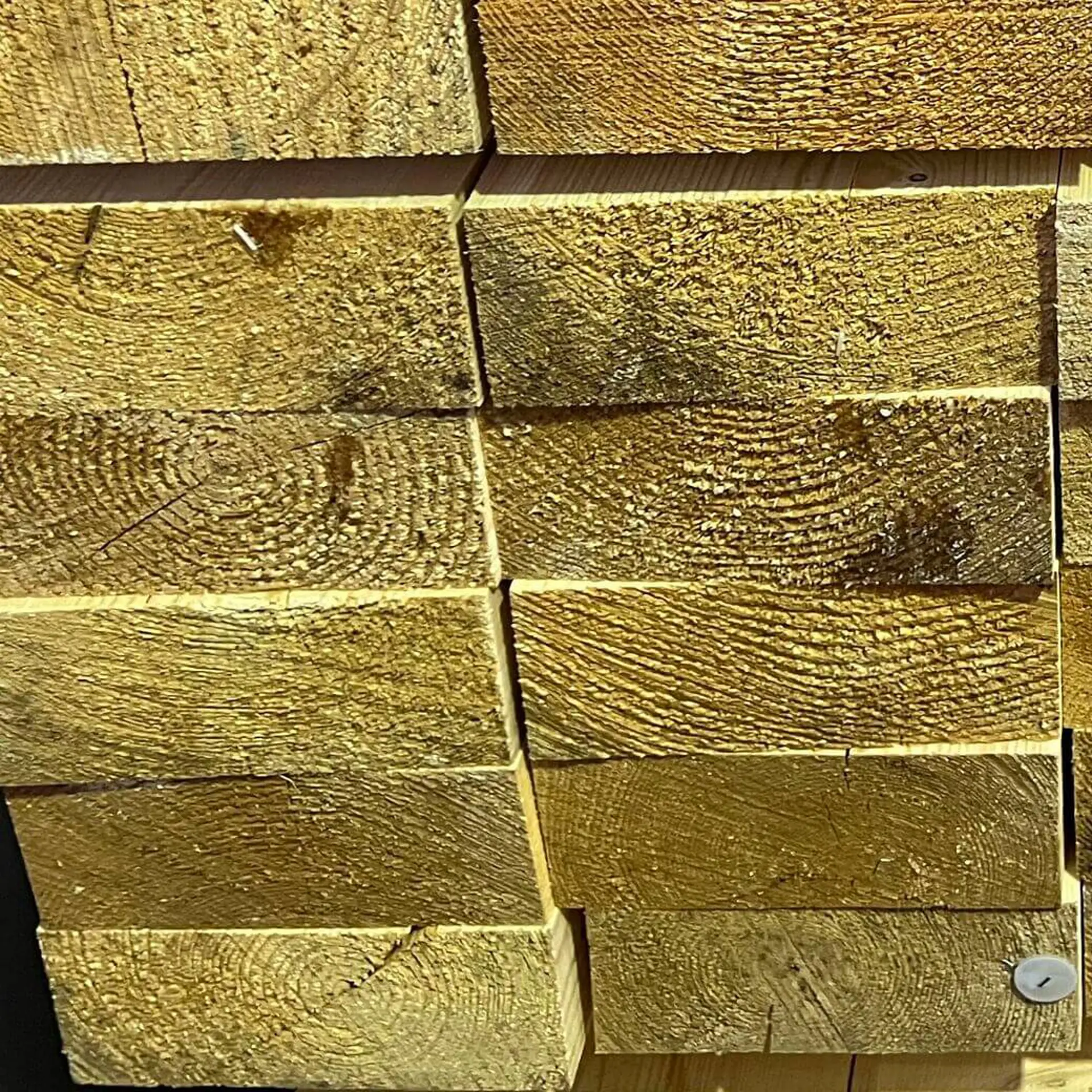Solid spruce beams, planed - 80x200x6000