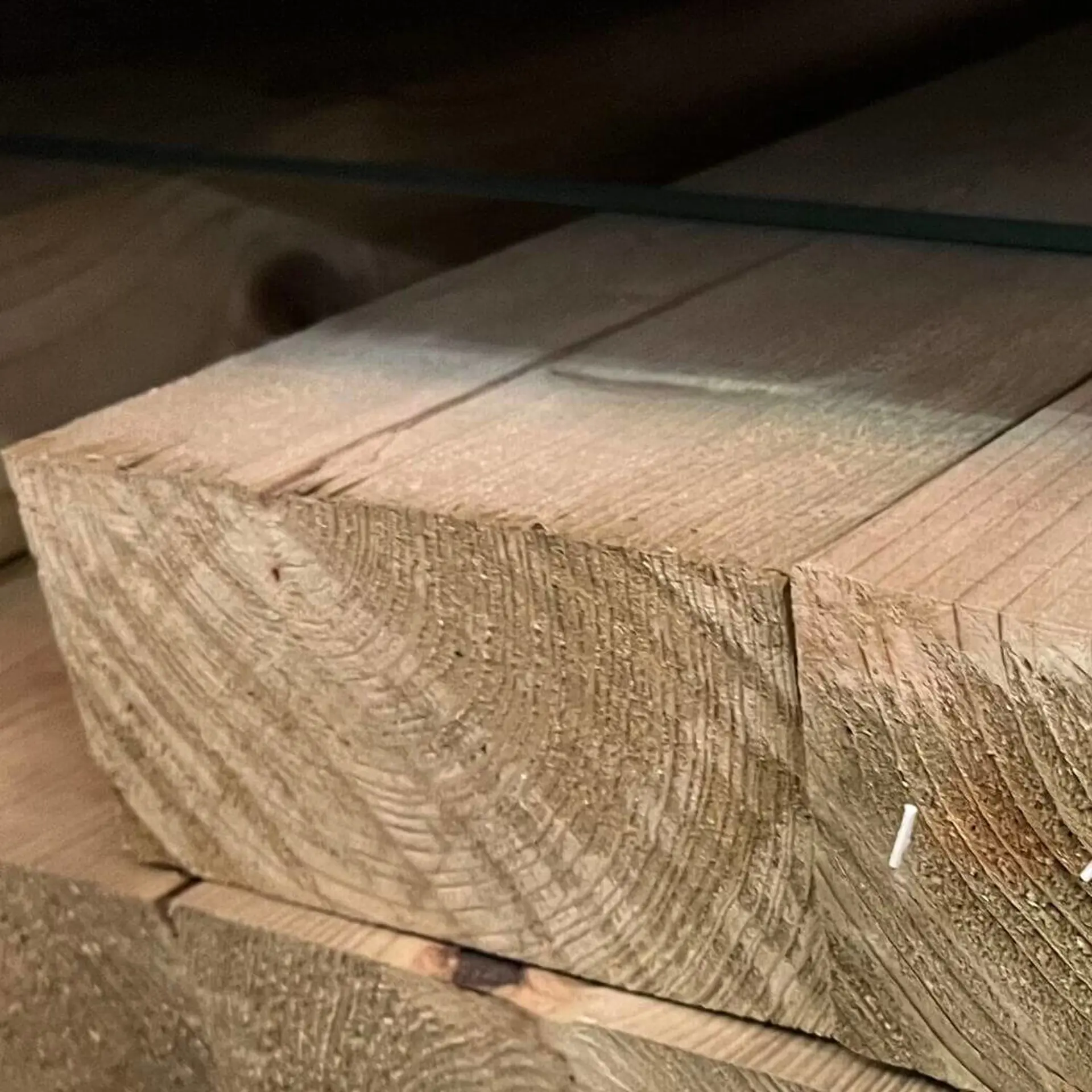 Solid pine beams, planed - 75x145x2400