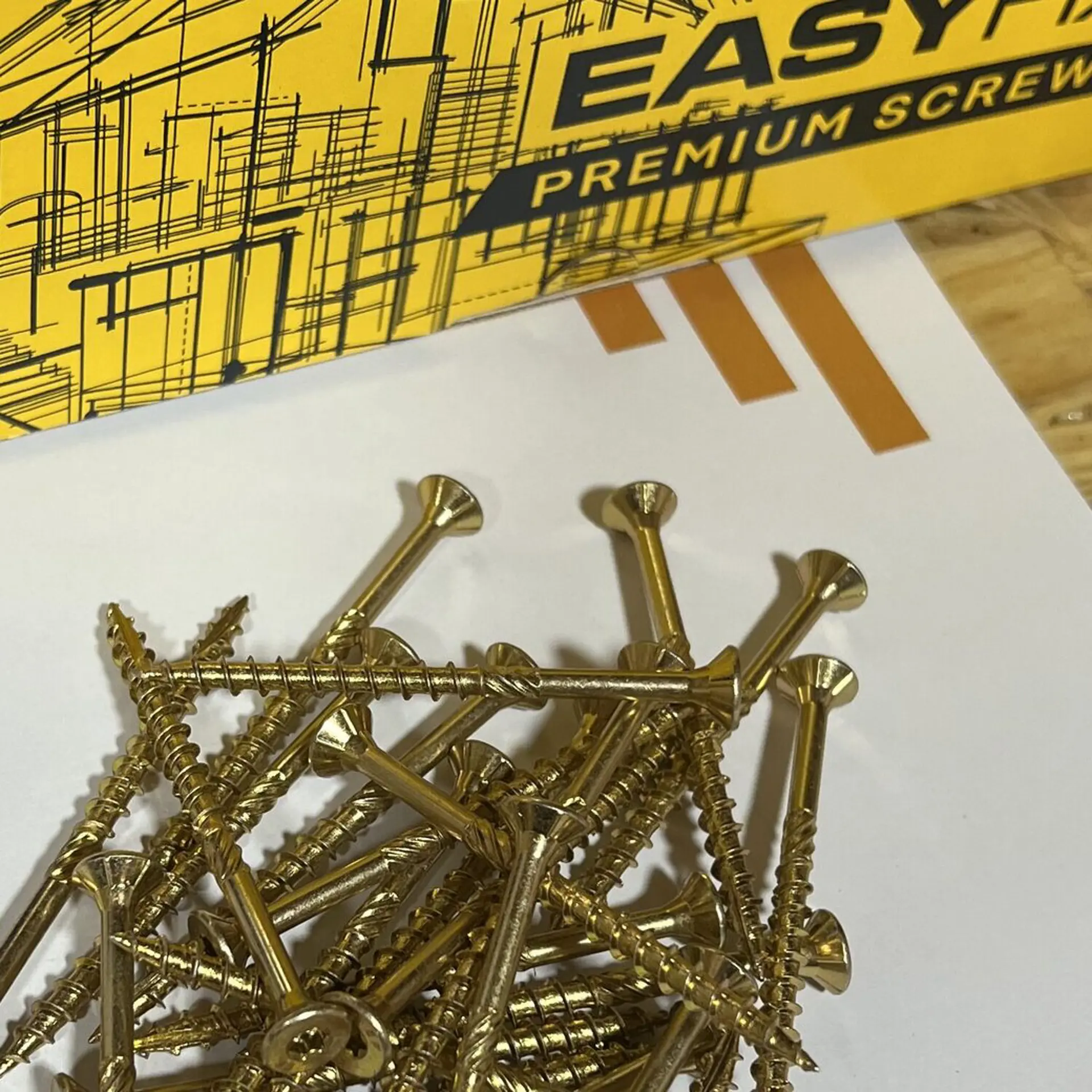 Parafusos EASYFIX Para Madeira - 500 un - 5x40
