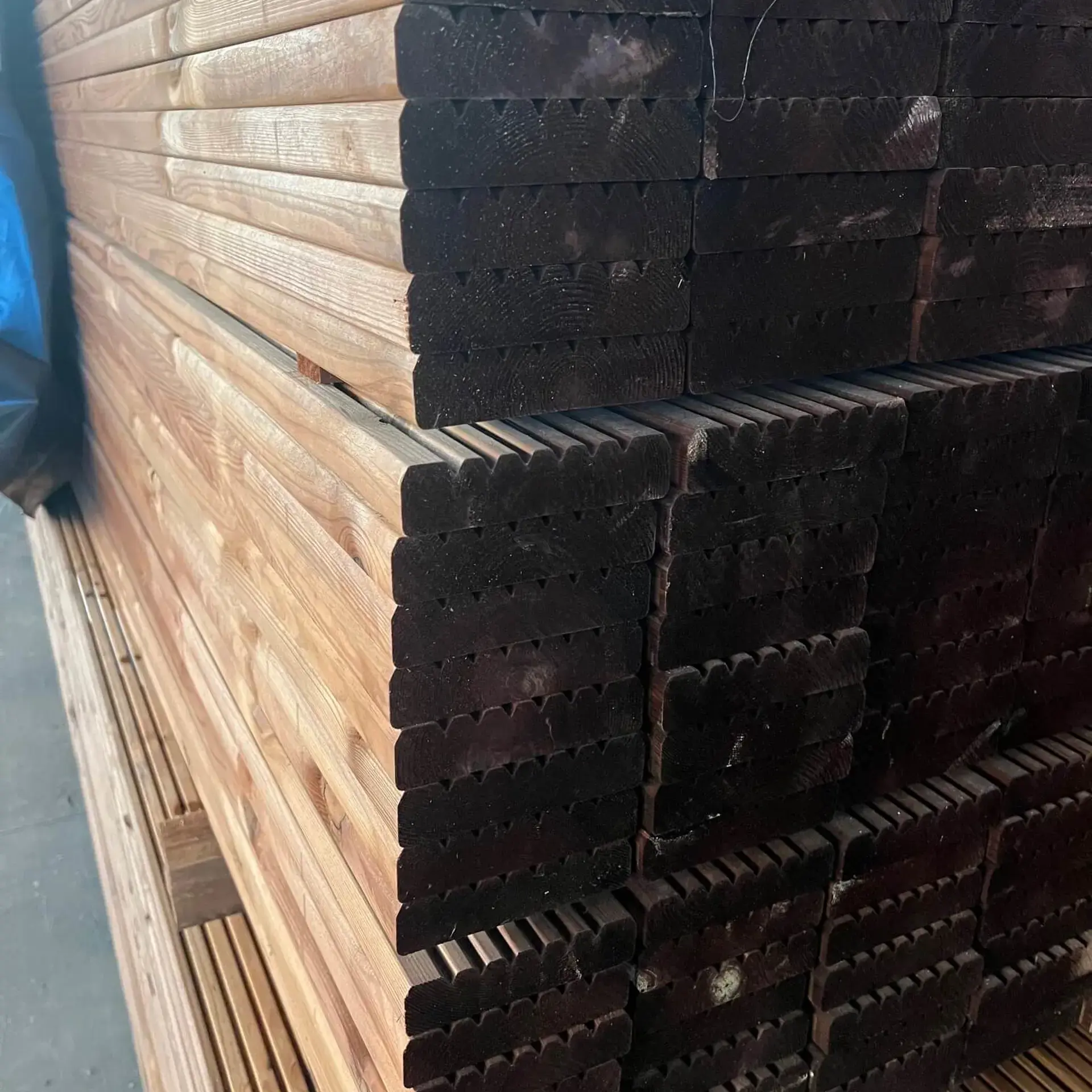 Brown Pine Decks Treated - 28x120x3600