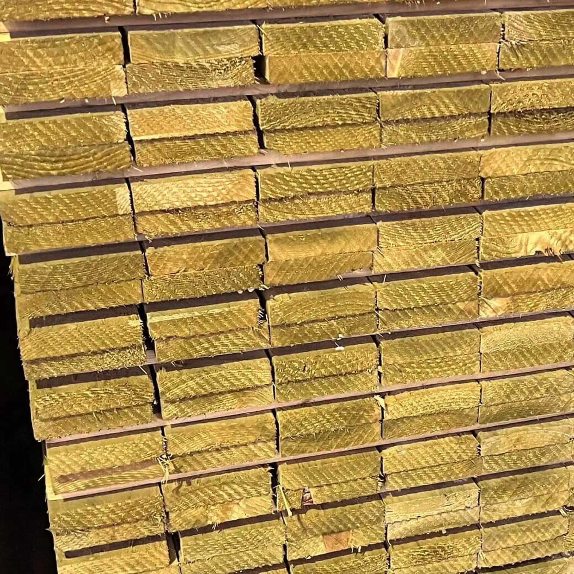 Treated pine rough boards  - 22x98x4800