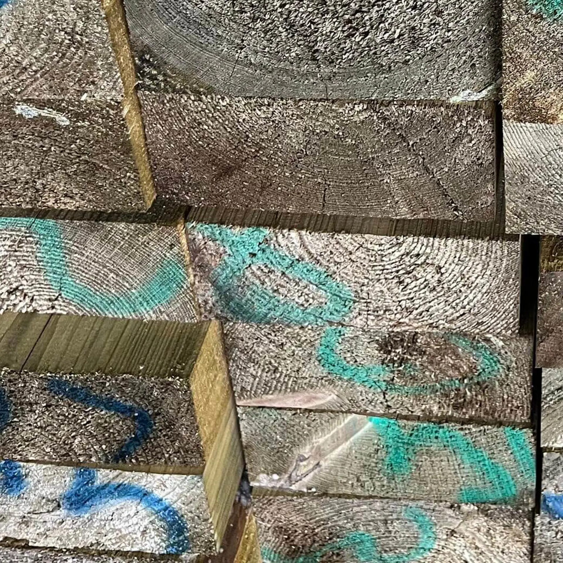 Solid pine beams, planed - 80x200x6000